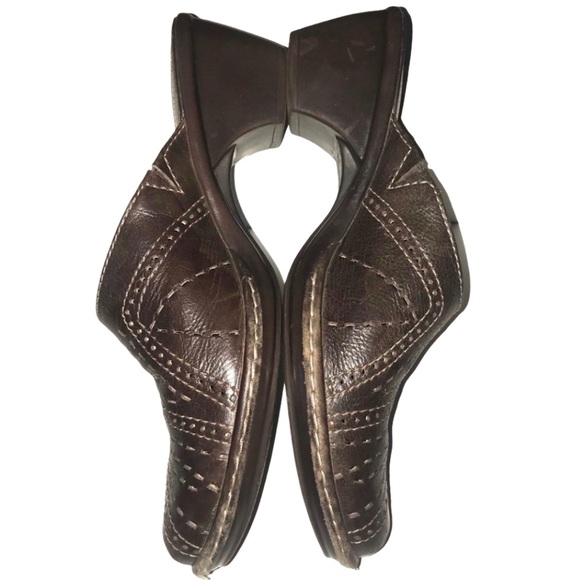 Clark’s Artisan Collection Chocolate Brown Clog/Mule Size:7 - Picture 5 of 13